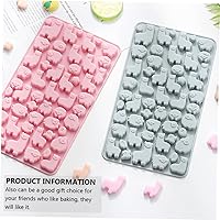 Vista 7 de 2 moldes de silicona para hornear de alpaca, moldes de chocolate para bricolaje, moldes para dulces con forma de animal para uso doméstico