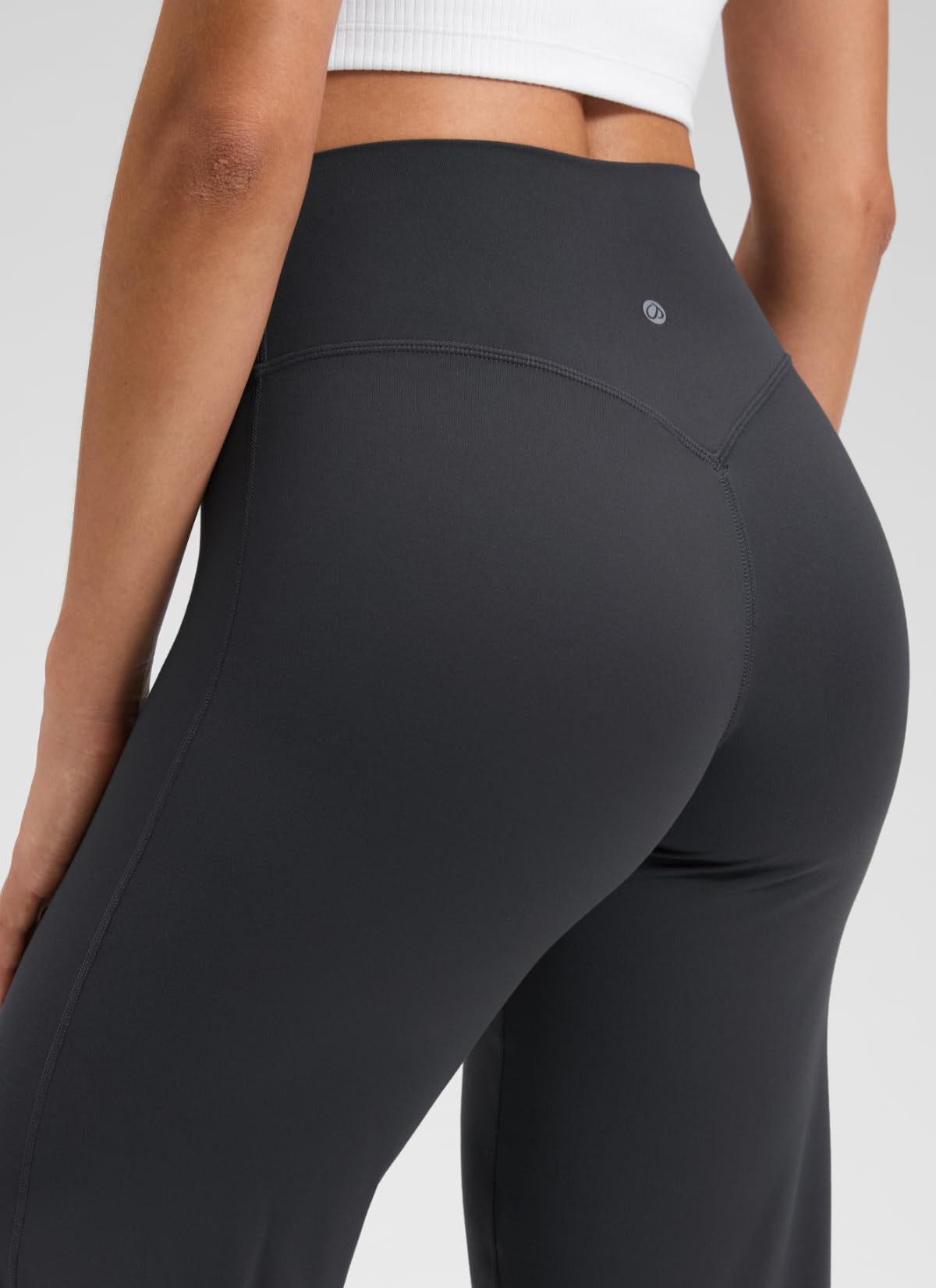 CRZ YOGA Spodnie Softretch Wide Leg 32" | Bez szwów z przodu, Najwyższy komfort, Bezpośrednio na skórze, Do jogi, Swobodny, Wysoki stan, Dla kobiet