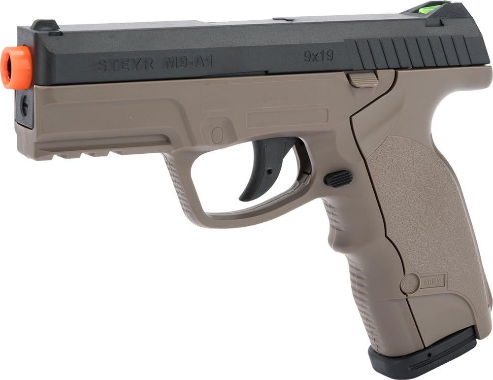 Evike Airsoft - Exclusive ASG Steyr M9A1 Non-Blowback Airsoft Pistol (Color: Dark Earth Special Edition)