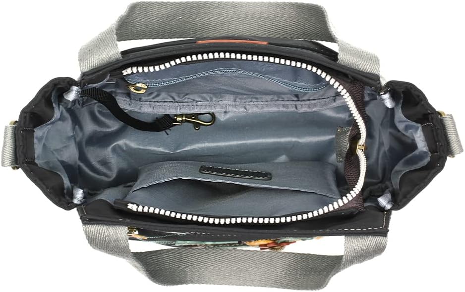 CHALA Venture Mini Carryall - RFID Protected Nylon Bag with Adjustable Crossbody Strap - Image 2