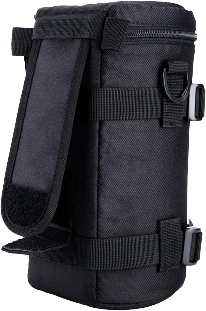 Camera Lens Bag Protective Pouch With Thick Padding Waterproof Lens Case