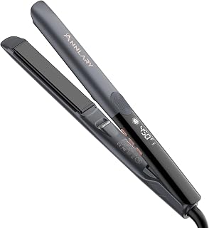 Annlary Hair Straightener 1 Inch Flat Iron and Curler 2 in 1 Titanium Ceramic Ionic Dual Voltage Straightener Heat Resista... Price In India