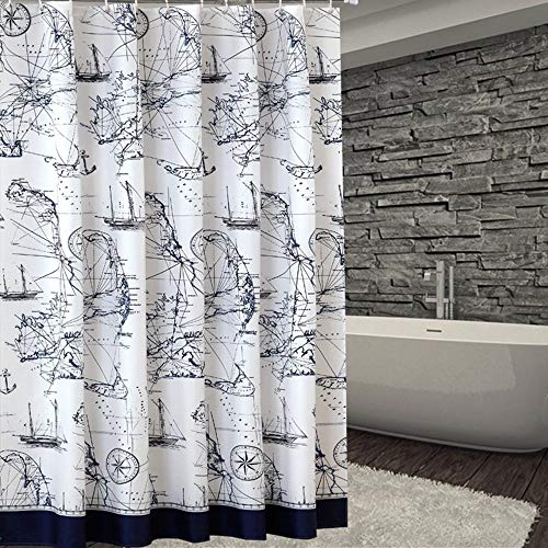 Rideau de douche étanche sans percer rideau de séparation anti moisissure en polyester