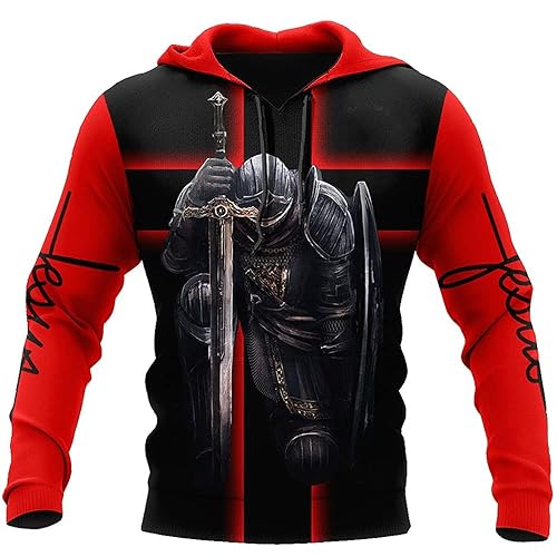 CHAOS MONKEY Mens 3D Hoodies Graphic Jesus My God King