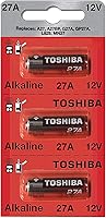 Vista 1 de Toshiba Batería alcalina 27A GP27A MN27 A27BP de 12 voltios (3 baterías)