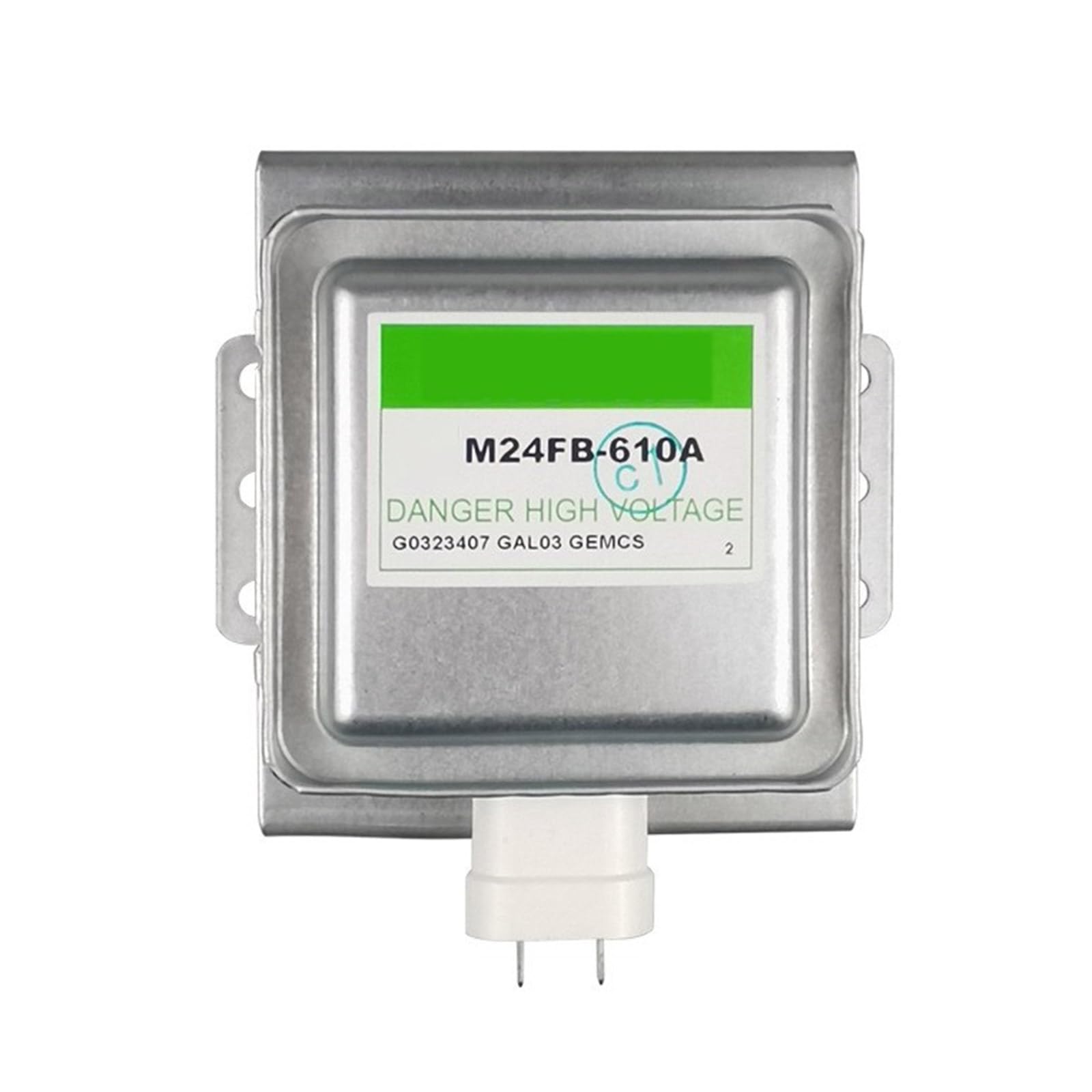 Geavonyg Vacuum Electron Tube Microwave Magnetron Replacement Part M24FB-610A Metal Texture Microwave