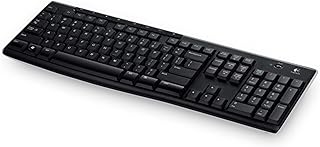 Logitech K270 Wireless Keyboard for Windows, German QWERTZ Layout, Black