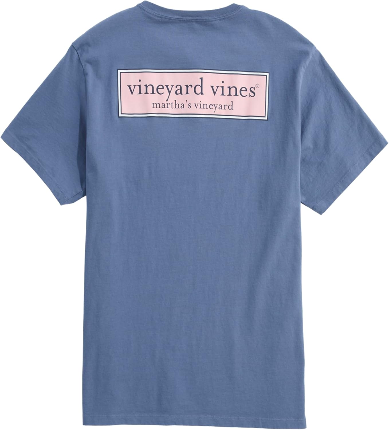 Vineyard Vines Mens Classic Logo Box Short-Sleeve Pocket Tee