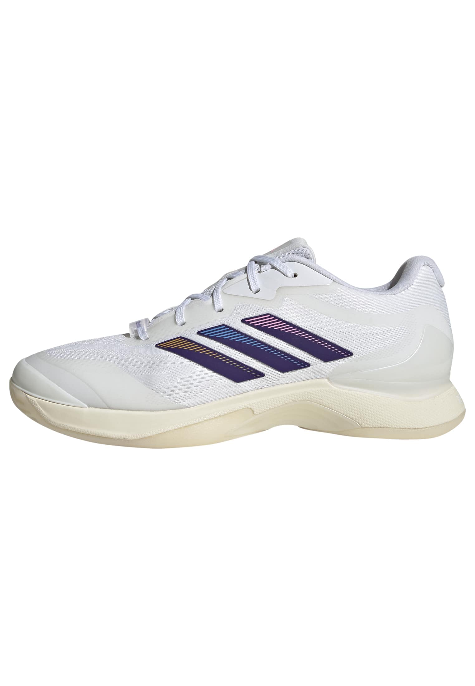 adidas Women's Avacourt 3 Tennis Shoes, FTWR White/Collegiate Purple/Off White, 7.5 UK