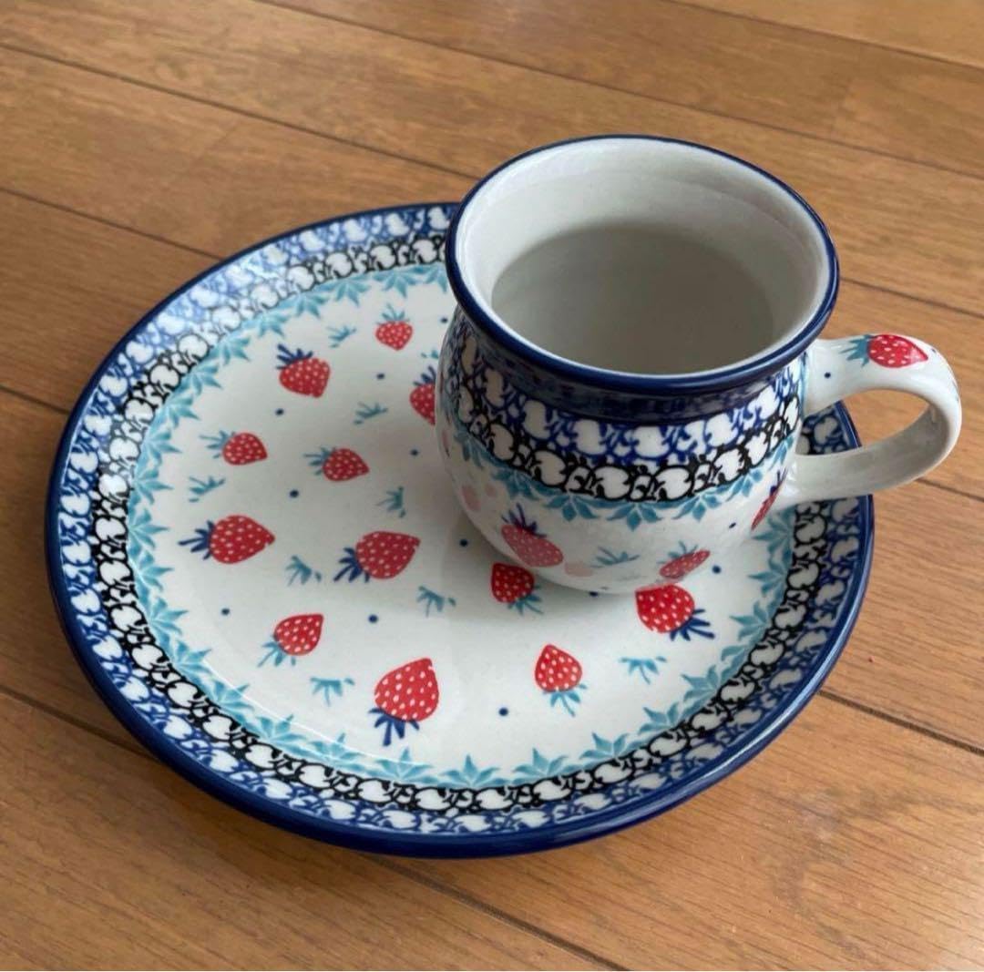 ポーリッシュポタリー マグカップ&プレートセット