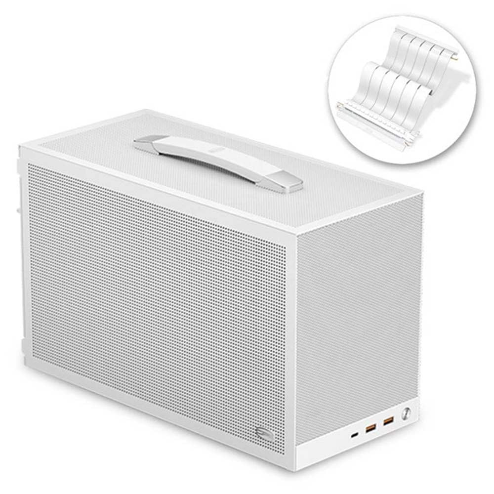 PCCOOLER CPS K101 Mini ITX PCケース ＋ クーラー Amazon.co.jp: CPS ハンドル付きMini-ITXケース K101MESH WH-RCSET
