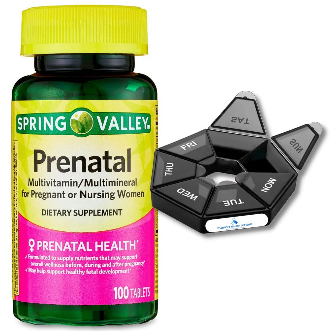 Prenatal Vitamins- Multivitamin Multimineral for Pregnant and Nursing Women Supplement Tablets 100 Ct