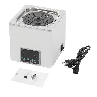 Lab Water Bath 3L Digital Water Bath Thermostatic Heater with LED and Stainless Steel Liner Thermostatic Heater for Lab Use