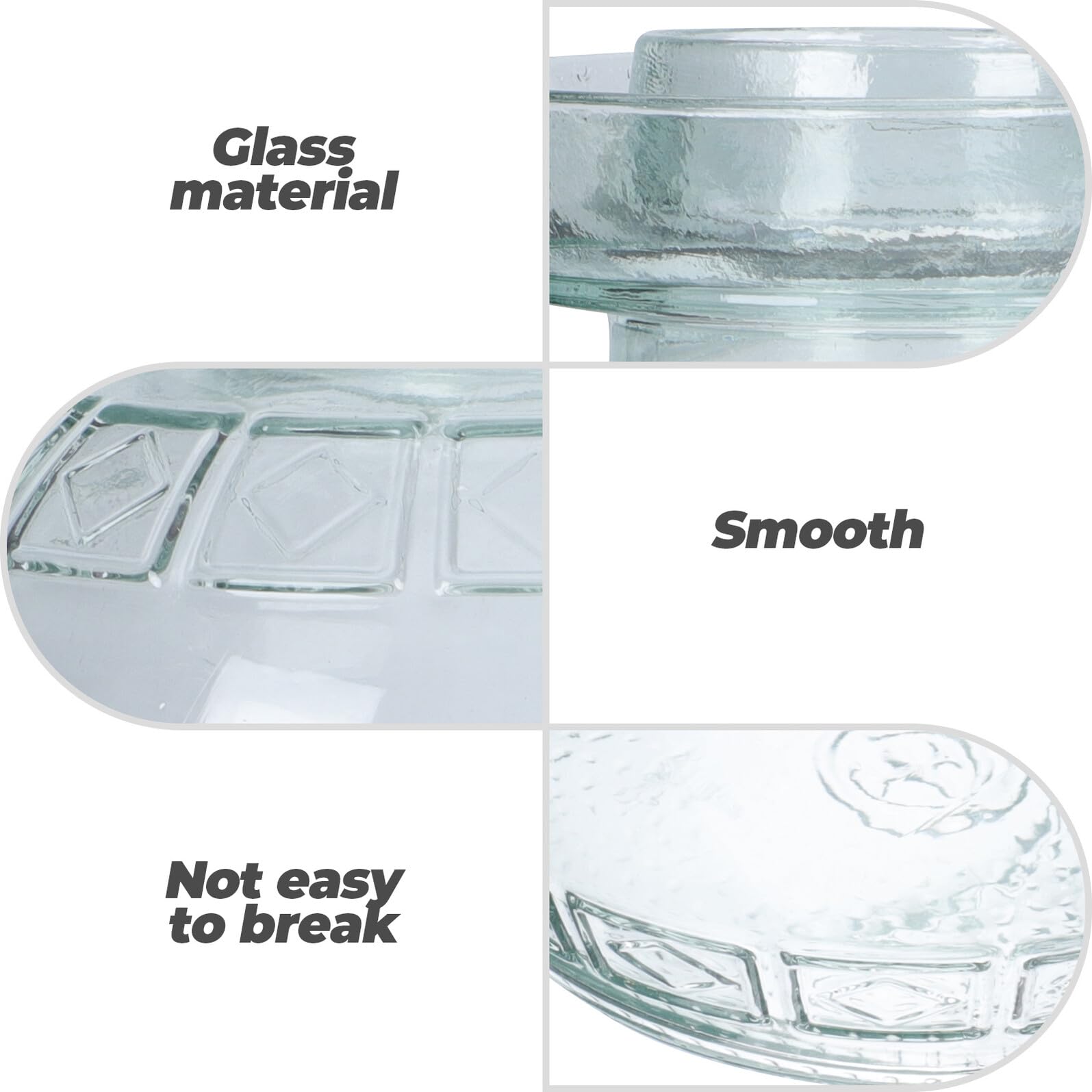 DOITOOL Gurkenglas 2500ml aus Glas mit Dichtem Deckel zur Aufbewahrung | Einlegen von Gemüse, Leicht zu Reinigen, Großes Volumen, Praktische Lagerung für Küche und Vorrat