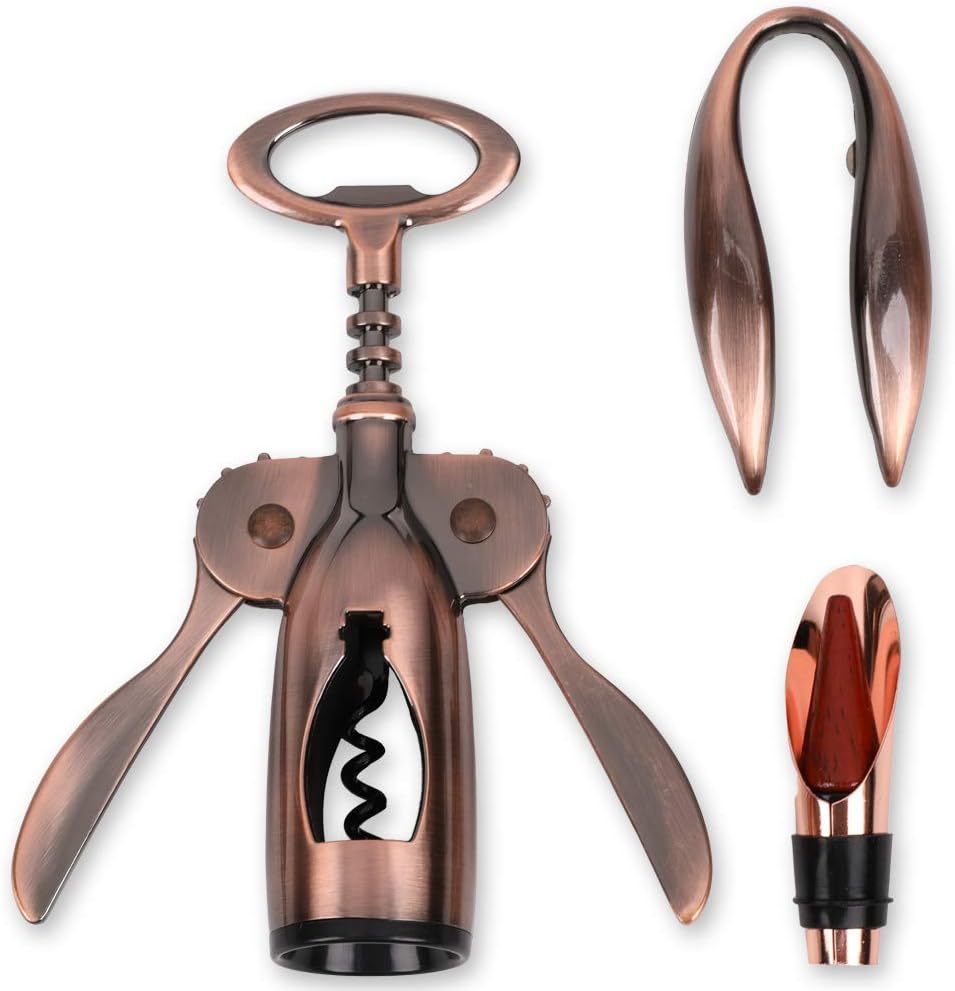 Beper Cavatappi Elettrico Ricaricabile USB - Apribottiglie Vino Con Taglia Capsule - Per Tappi Sughero E Sintetici