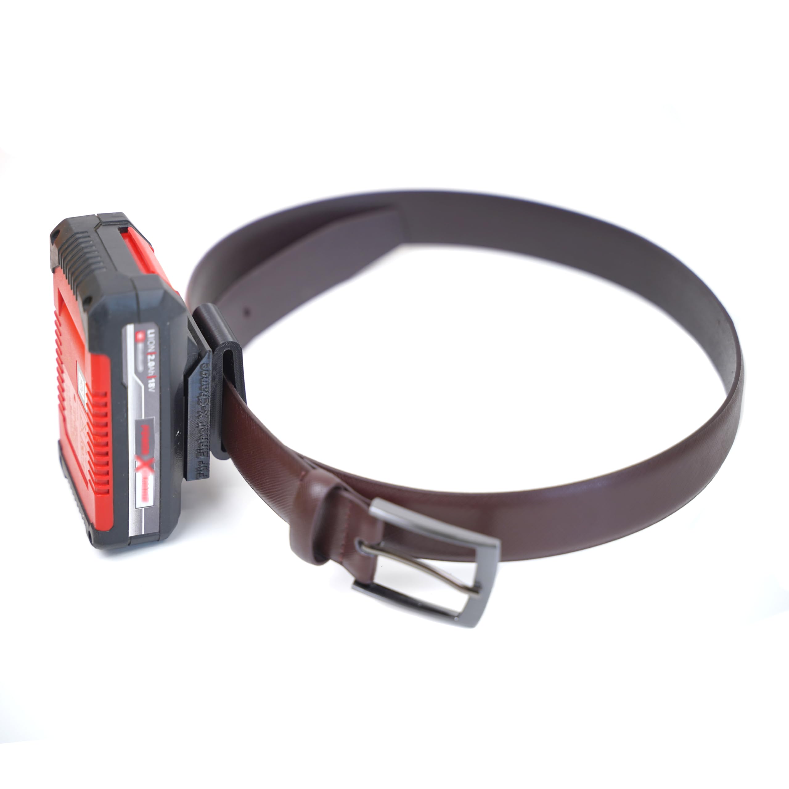 Akku Gürtelhalter kompatibel mit Einhell Power X-Change Akku System – Werkzeuggürtel Clip/Gürtelschlaufe sicheren Halt & schnellen Zugriff (für Einhell Power X-Change)