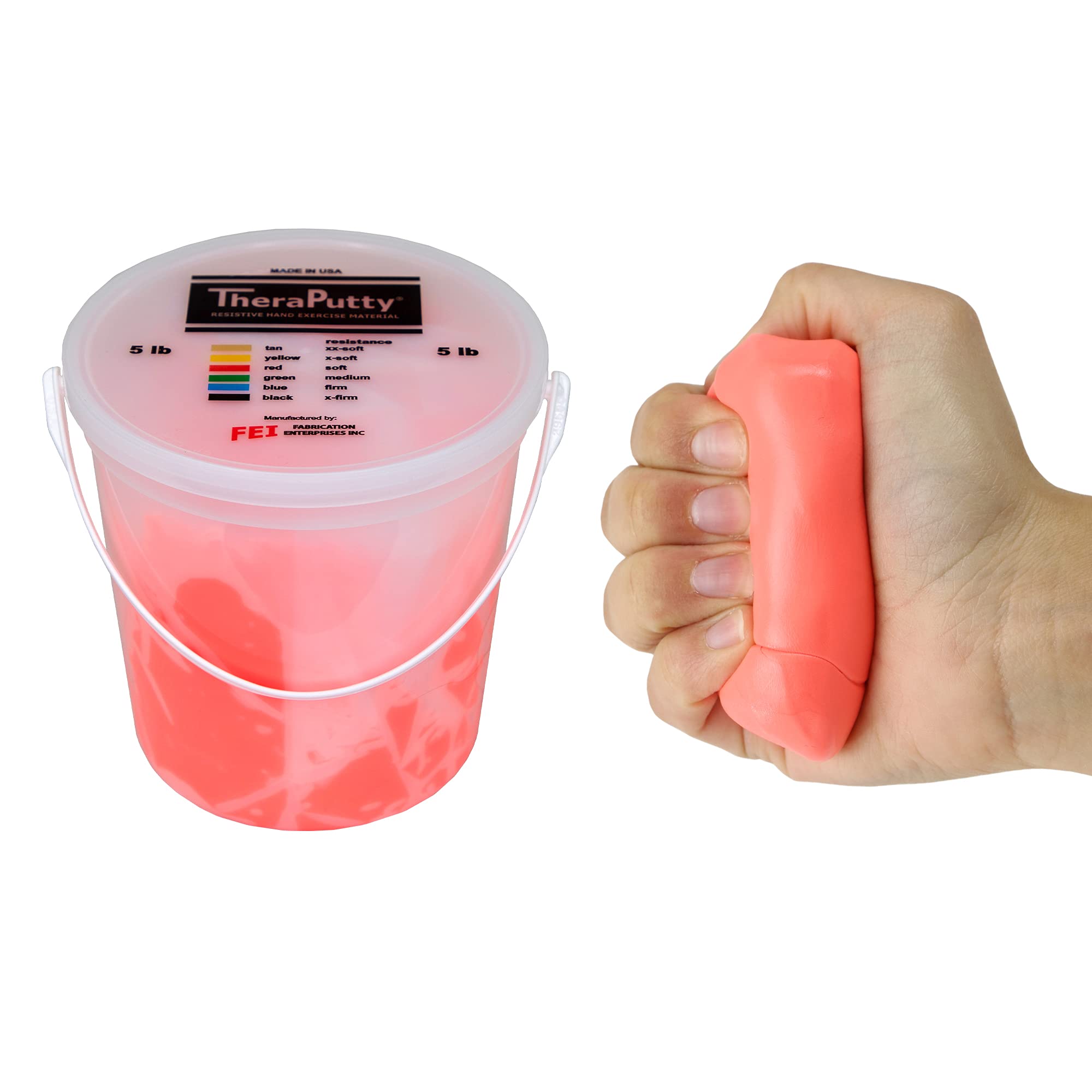 CanDo TheraPutty Standard Hand Exercise Putty For Rehabilitation, Exercises, Hand Therapy