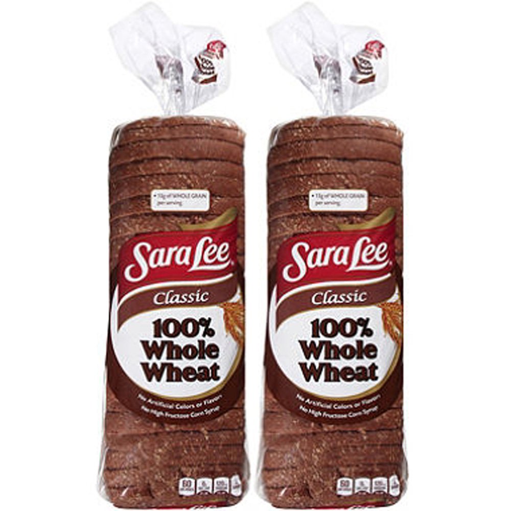 SCS Sara Lee 100% Whole Wheat - 20 Oz. - 2 Pk.
