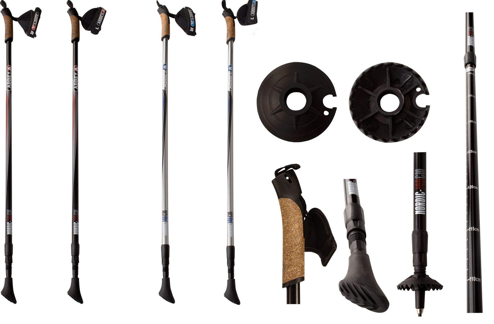 Schreuders Sport 21sr Aluminium Regulowany Kij Piesze Wycieczki