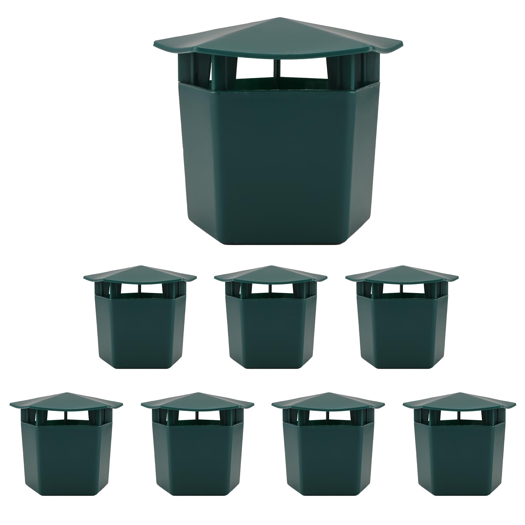 Littimoon 8 Pieces Beer Snail Traps Eco-Friendly to Catch Slugs Snails Catcher, Safe for Kids and Pets