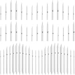 FEBSNOW 60Pcs Mélanger des souches et des Tortillions, Mélangeurs de papier d'art Crayons d'Art Dessin Crayon pour l'artiste étudiant Dessin de dessin de dessin Charcoal Outils de croquis Fournitures de croquis