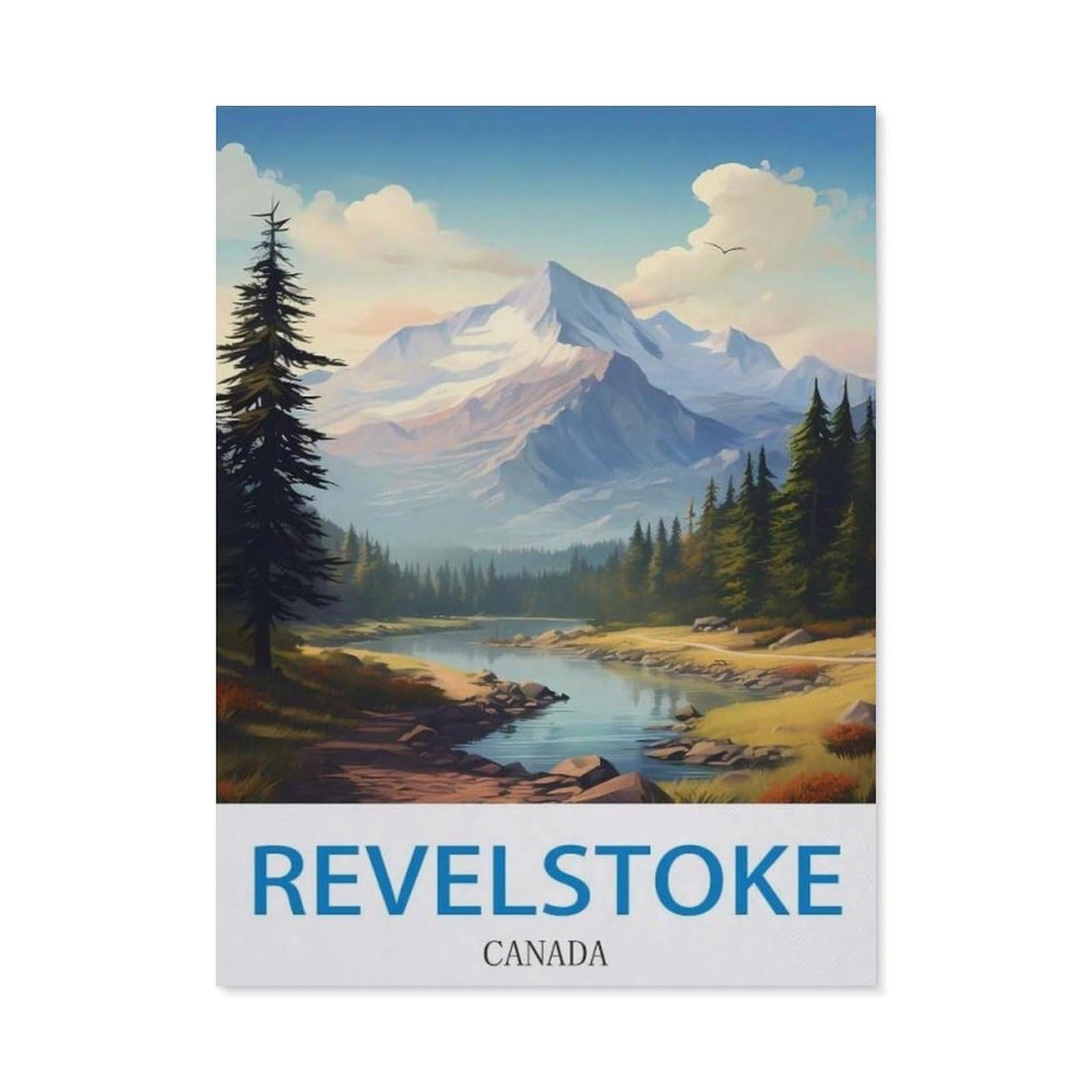 BEAYODKP 5D DIY Diamond Painting，Revelstoke Canada（50x60cm）