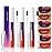 evpct 3Pcs Nude Brown Brownish Red & Orange Red Peel Off Lip Stain Tints, Matte Liquid Lipstick Lip Stain Long Lasting Waterproof for Women, Longwear Lipstick Peel Off Highly Pigmented Easy to Apply
