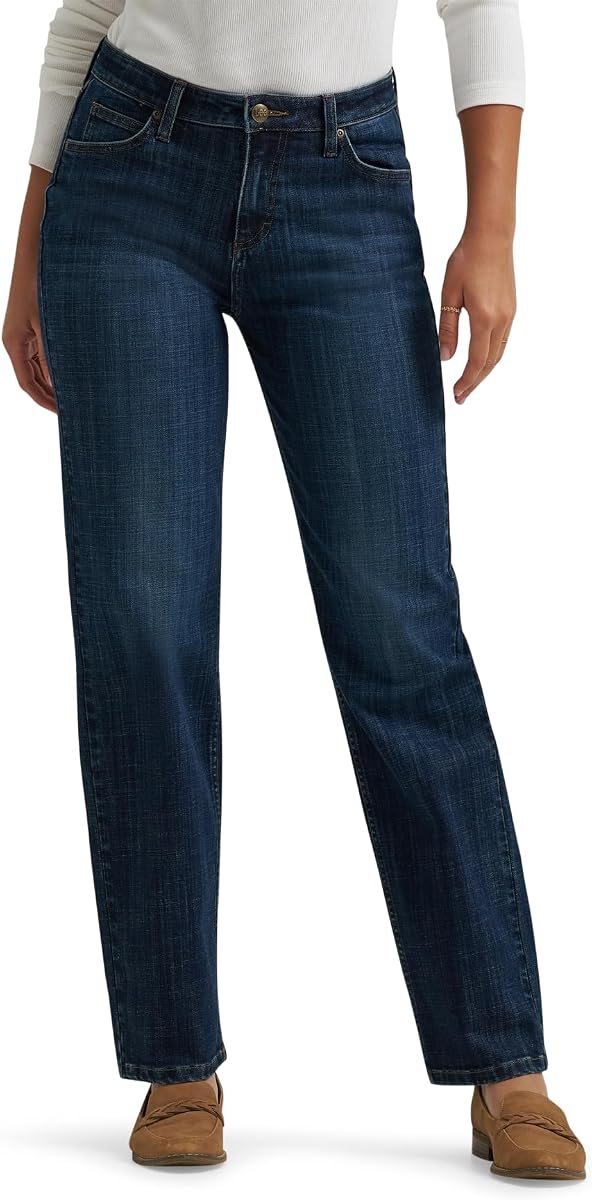 Jean recto relajado legendario para mujer