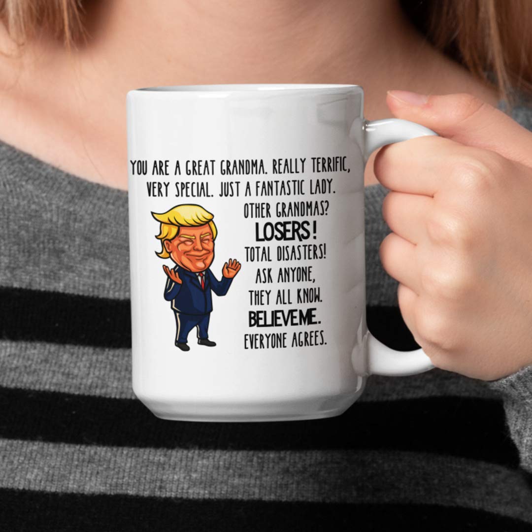 Tazza Divertente "Sei Una Grande Mimi" – Regalo Per Nonna O Mamma – 455g – Ceramica Bianca – Trump Mimi