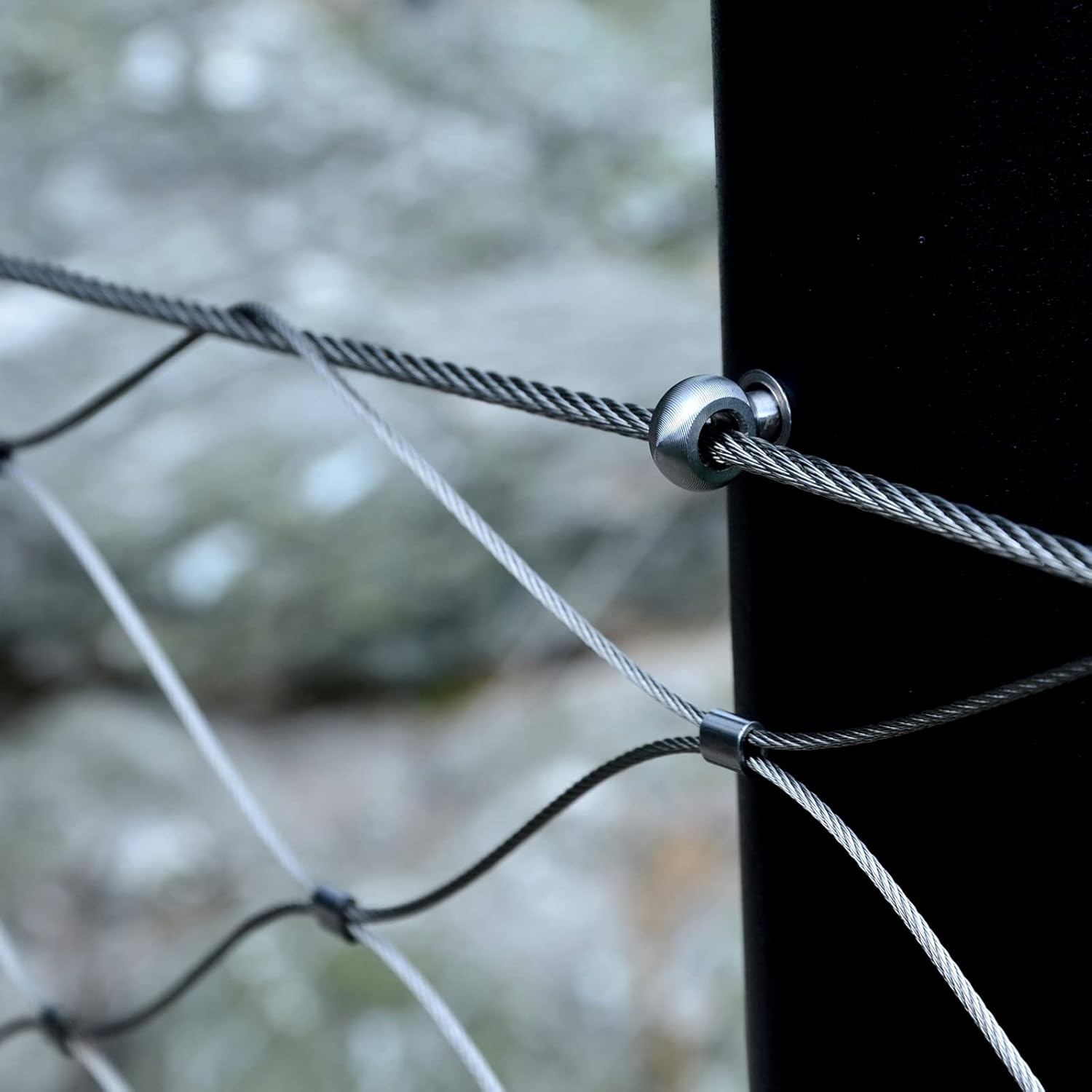 LEXININ 3/16 Inch x 98 Feet Rope Cable, 5mm Thick Stainless Steel Wire Rope 7x19 Strands Construction, Picture Hanging Aircraft Cable for Deck Railing, DIY Balustrade, Clothesline