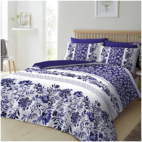 GC GAVENO CAVAILIA King Size Duvet Cover Sets With Fitted Sheet - Polycotton Complete Bedding Set including Pillow Cases
