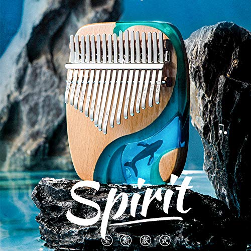 Kalimba Piano à pouce 17 touches en hêtre massif et résine époxy Kalimba portable avec marteau d’accordage, cadeau pour… - Les Beatles, Paul McCartney, John Lennon, RIngo Starr, George Harrison Kalimba Piano à pouce 17 touches en hêtre massif et résine époxy Kalimba portable avec marteau d'accordage, cadeau pour… – Image 4