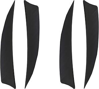 Archery Fletchings Real Turkey Shield Feathers 4 inch Full Length 50 Pack Glued Right Wing for Arrows DIY