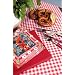 Tischband Kariert Rot-weiß – Rolle 40 Cm X 4,90 M, Airlaid-Material, Für Party, Geburtstag & Feiern
