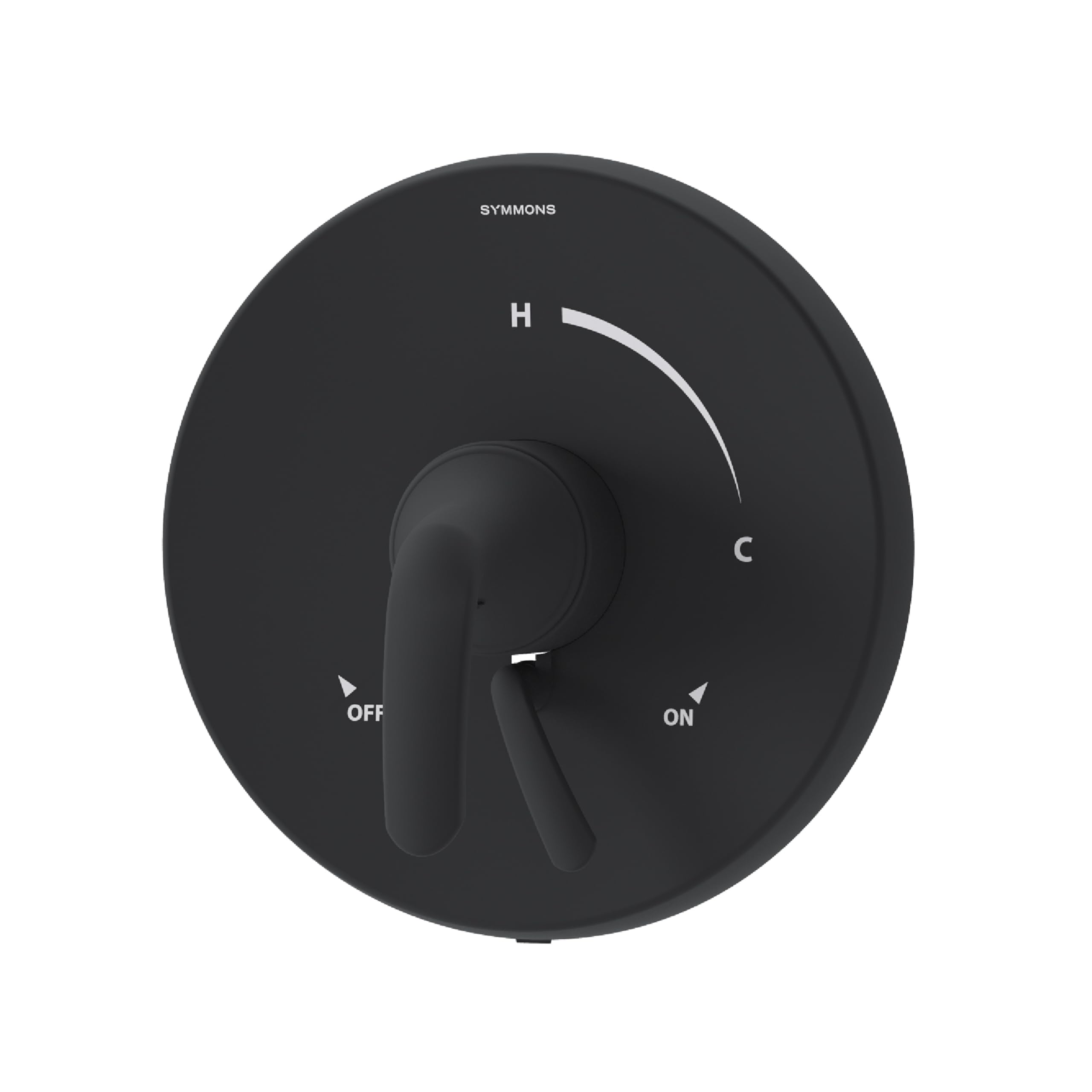 Photo 1 of **BROKEN PIECE SEEN IN PHOTO**Symmons Elm Single Handle Shower Valve Trim Kit in Matte Black (Valve Not Included) - S5590MBTRM