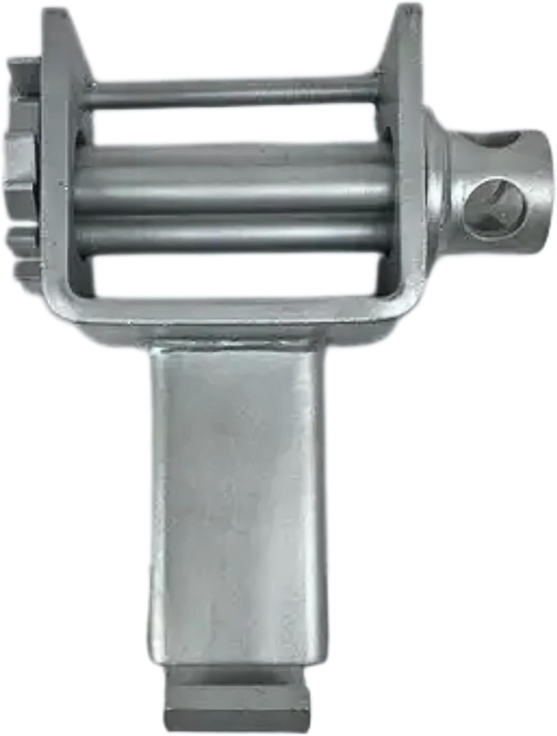 Stake Pocket Trailer Winch W-20SPW-SILVER – Heavy-Duty Cargo Tie-Down Winch for Flatbed Trailers & Truck Hauling | Fits 2”, 3” & 4” Webbing Straps | 5,400 lb Load Capacity | CasterHQ