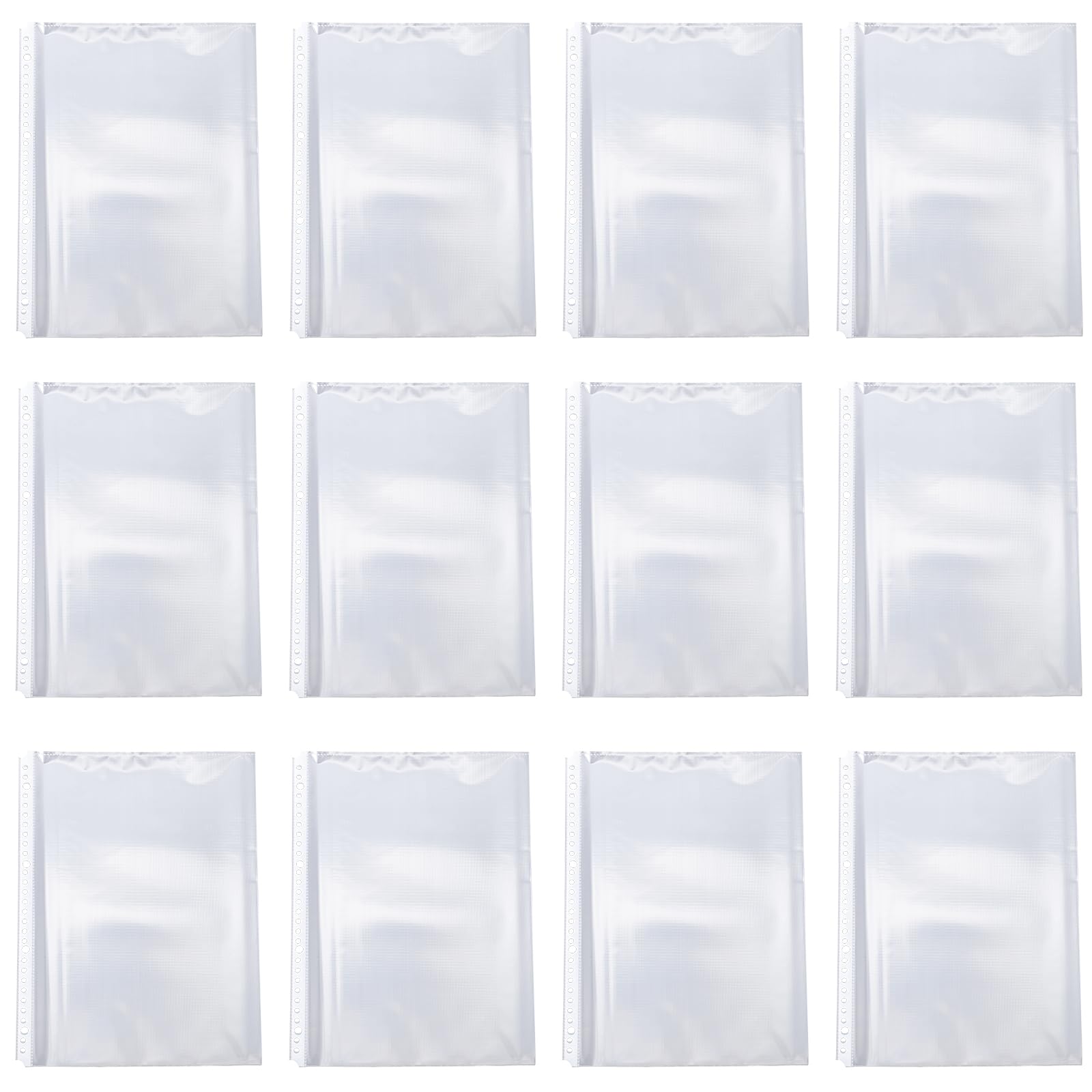 100stücke Binder Taschen Transparente Innentasche Aufbewahrungsbeutel für Dokumente Ordnertaschen