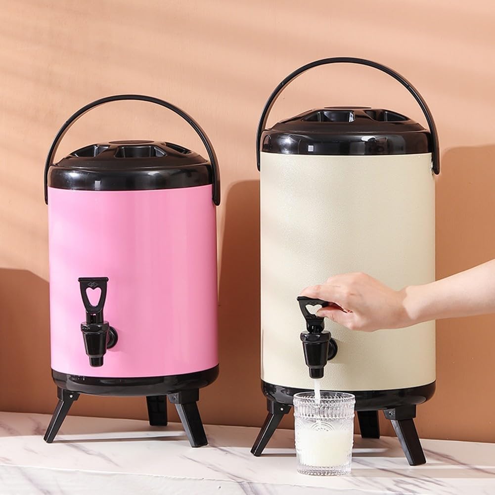 Cubo de té aislado para aventuras de campamento, fácil de limpiar y (10 litros)