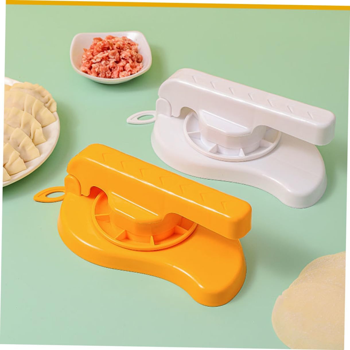 Manual Dumpling Maker Tool Efficient Pressing Device for Home Use for Making Dumpling Wrappers Practical Kitchen Tool Sturdy and Easy to Use