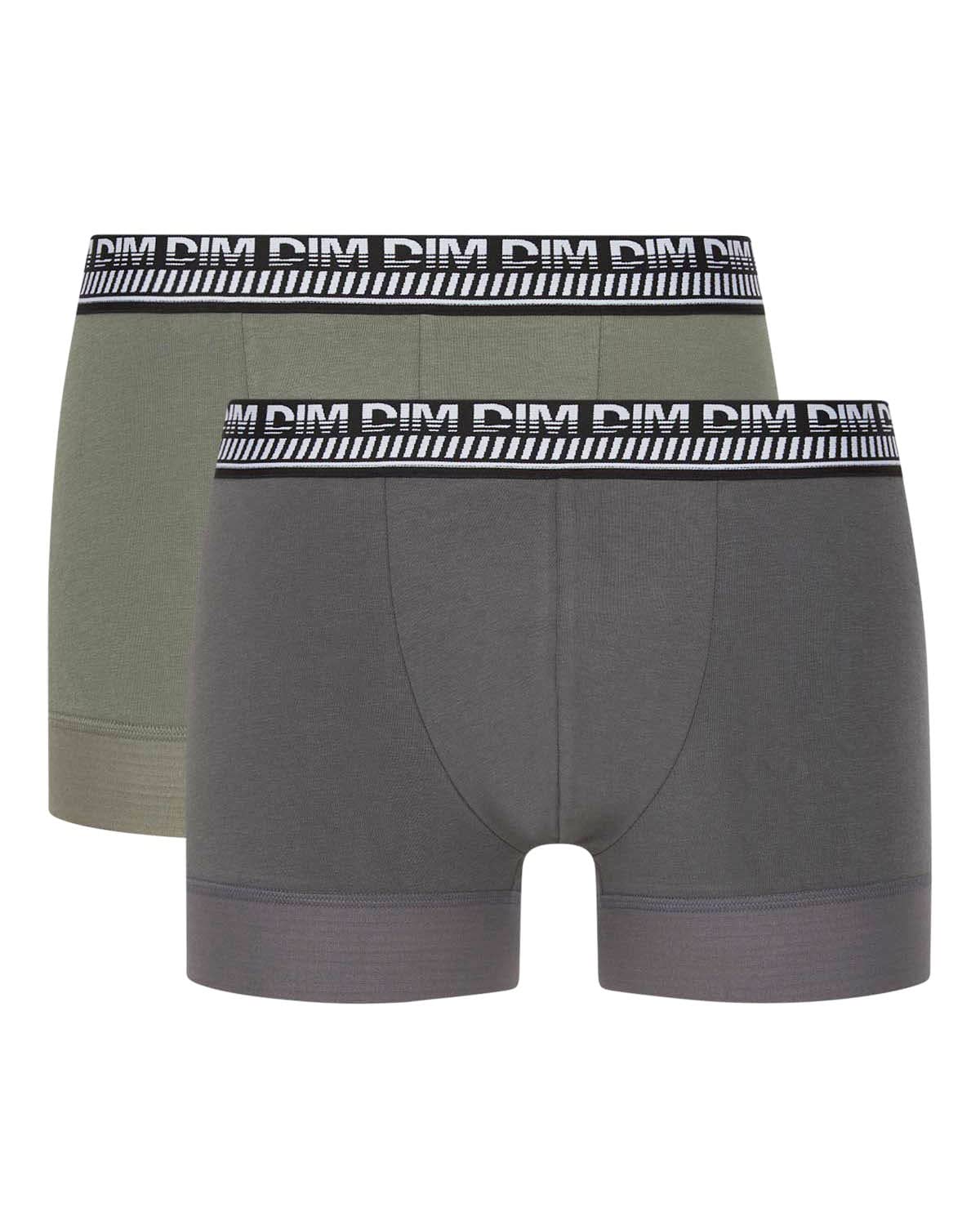 Dim Men's Stay and Fit Cotton 3D Flex Boxer x2