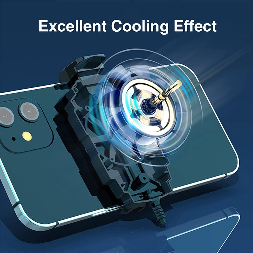 Cooling Fan Powered Game Mobile Phone Cooler Cell Phone Radiator Snap-on Cooling Tool