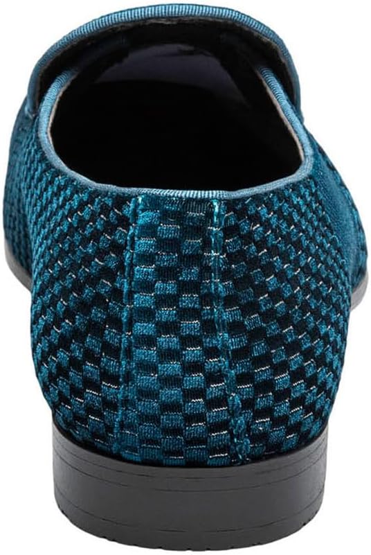 Stacy Adams Mens Shapshaw Velour Slip on Loafer