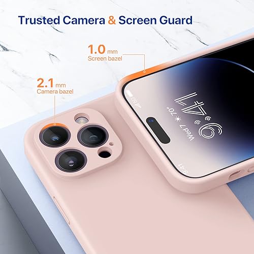 Miniatura 1389 de Miracase - Funda diseñada para iPhone 11 con protector de pantalla, funda de goma de silicona líquida, protección total contra caídas y a prueba