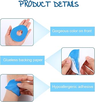 32 Pack Adhesive Patches for Dexcom G7, Waterproof & Sweatproof Flexible Pre-Cut CGM Sensor Tape Patches, Long Stay Overpatch Stickers Compatible with Dexcom G7 Accessories(Multi-Colored, Classic)