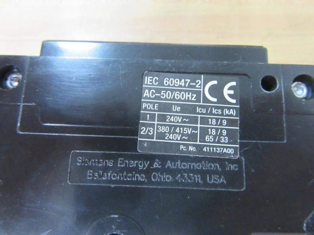 Up To 60% OFF Siemens SIEBQD315 SIE BQD315 3P 15A 277/480 CB, Black