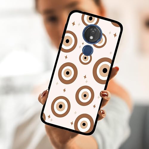 Miniatura 7 de Funda de teléfono para Motorola Moto G7 PowerSupraOptimo Maxx, color morado de ojo turco de ojo de demonio turco Ojo Turco Morado Linda funda