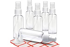 2oz/50ml Mini Spray Bottles for Alcohol, Liquids