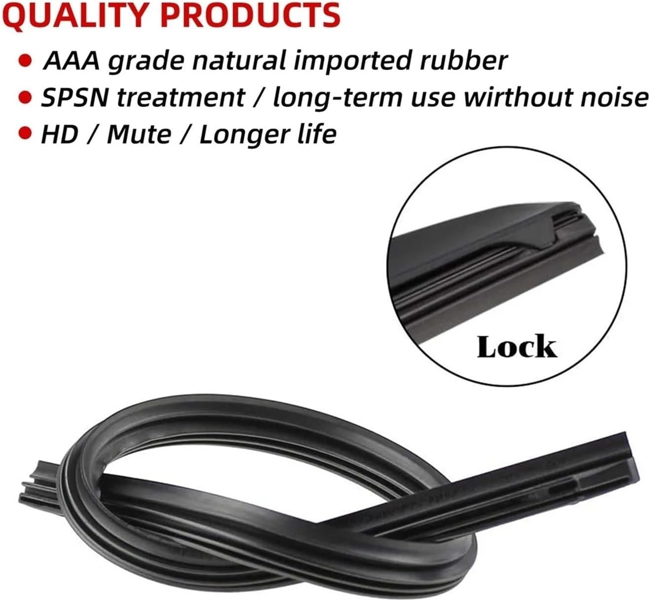 Universal Car Windshield Wiper Blade Filling Strip - Compatible with 14" to 28" 3-Section Wiper Blades(28 inch)