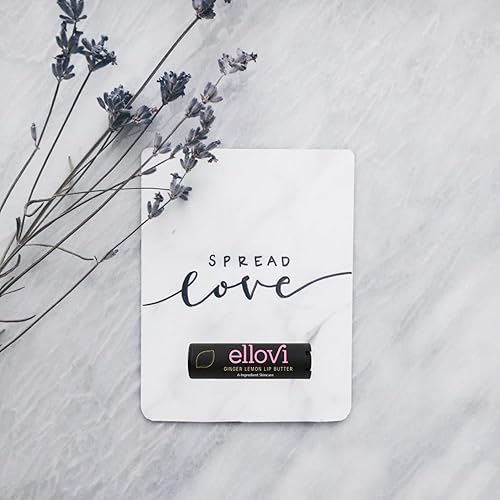 Miniatura 12 de Ellovi Natural Lip Butter Lip Balm - Blossom - Pure Enough to Eat - Made With Just 6 Vegan Ingredients - Moisturizing Lip Care for All Day Hydration