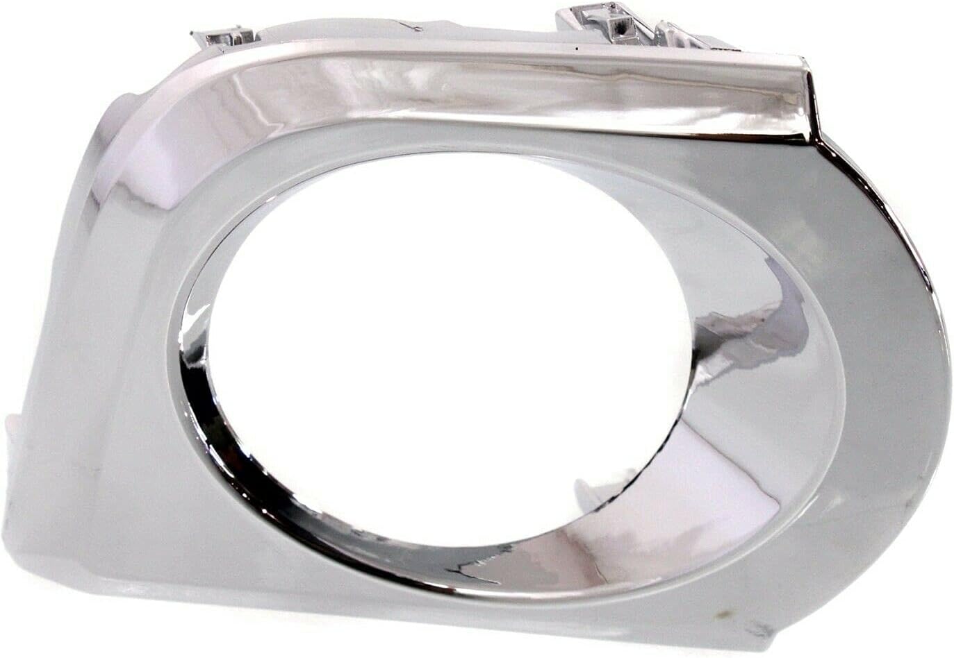Front Right Passenger Side Bumper Insert Fog Light Bezel Cover Grille Trim Replacement For 2010 2011 2012 2013 Toyota 4Runner Limited and SR5 Models Silver Chrome Textured Plastic TO1039134 5212735070